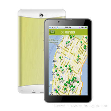 Hot Selling 7-inch, GSM Calling Function GPS FM Support Tablet PC